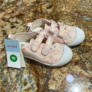 New Toddler Girls Velcro Sneakers - Cat & Jack